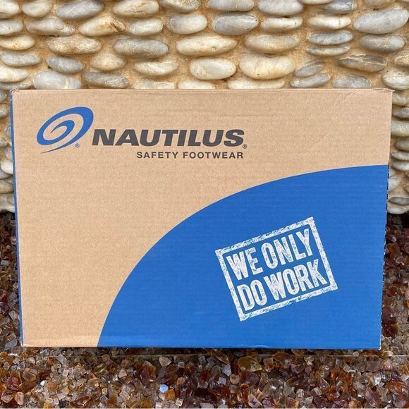 NIB New Nautilus Safety Footwear Spark CT Metallic Grey Silver Shoes 7.5M - Picture 15 of 16